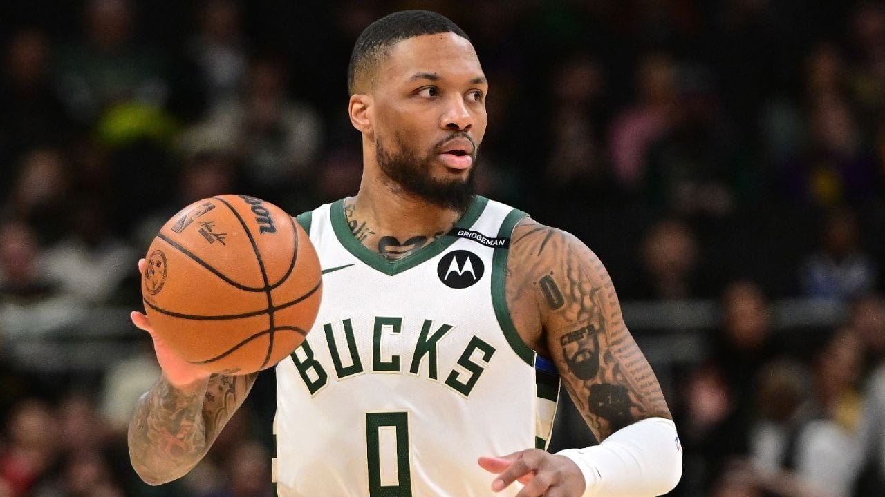 Trombose na panturrilha afasta Damian Lillard do Milwaukee Bucks por tempo indeterminado