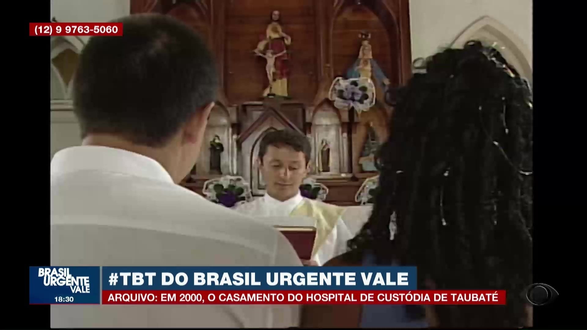 TBT do Brasil Urgente Vale: em 2000, Casa de Custódia de Taubaté celebrou casamento inusitado