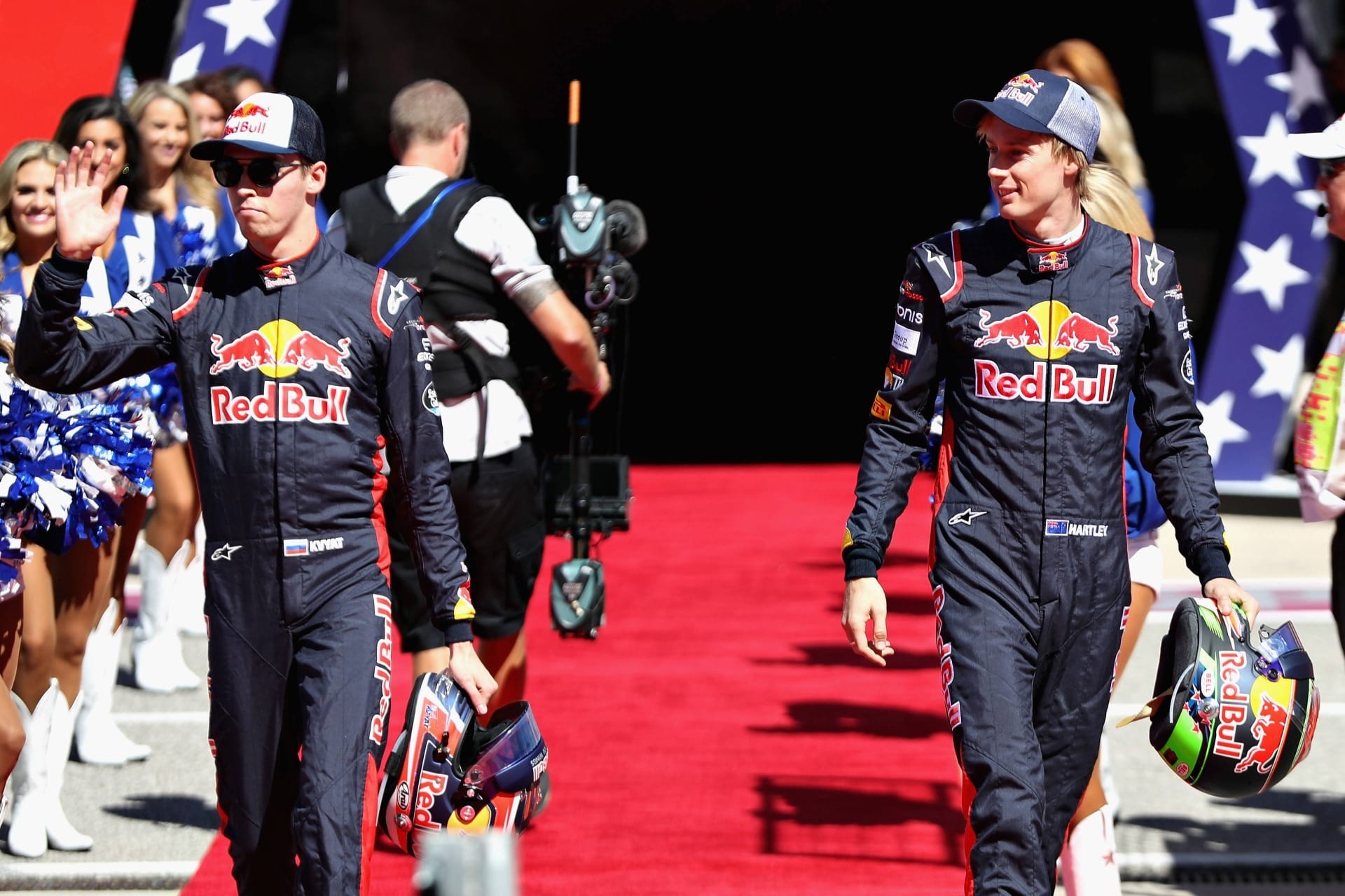 Com apenas um GP, Kvyat e Hartley são a dupla mais breve do time (Imagem: Getty Images/Red Bull Content Pool)