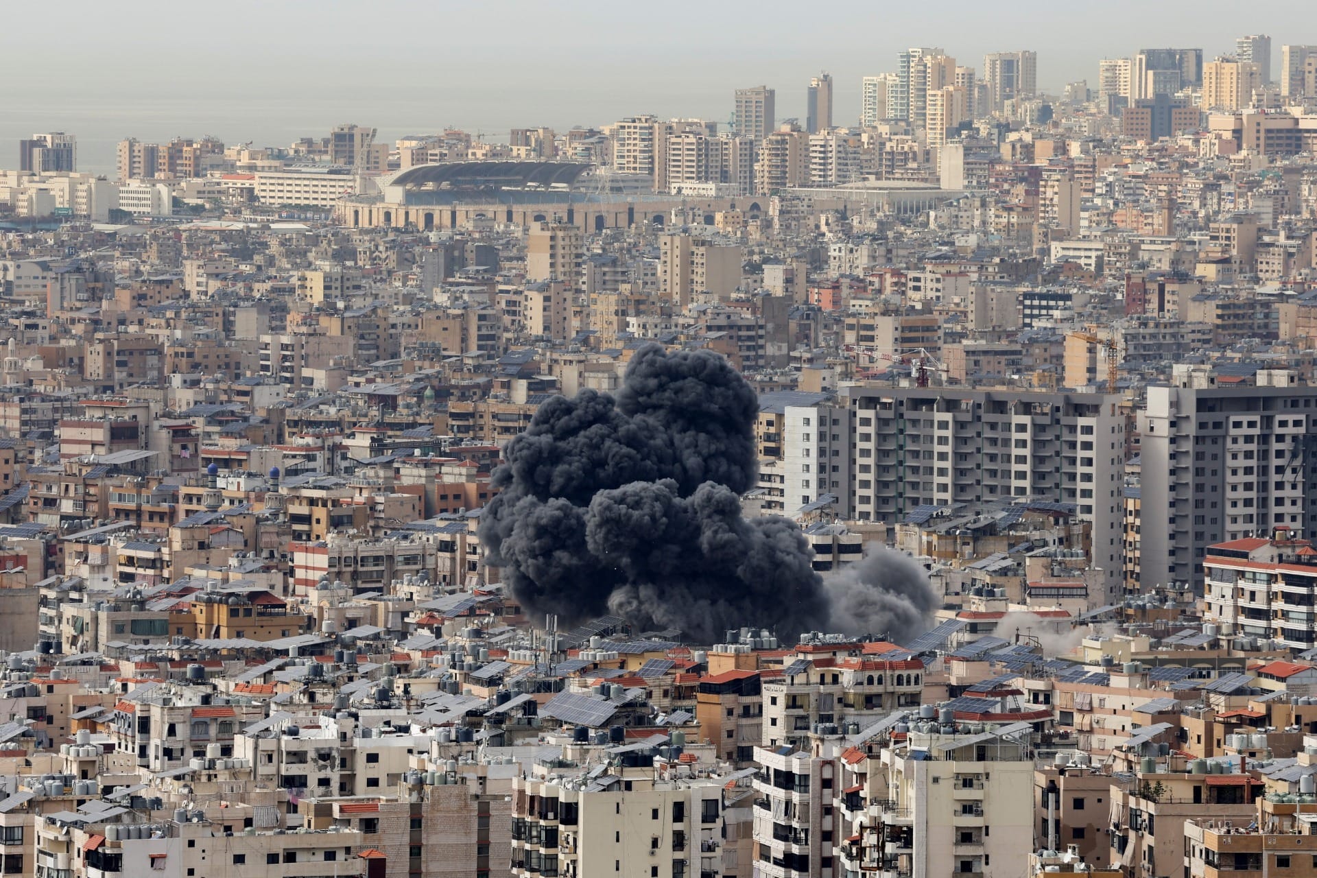 Israel ataca Beirute, no Líbano, pela primeira vez desde o cessar-fogo acordado em novembro