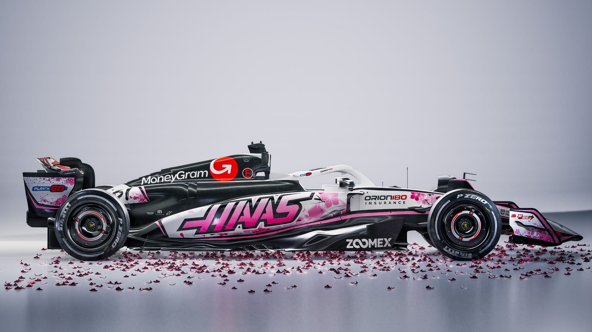 Haas anuncia pintura inspirada em flores de cerejeiras para o GP do Japão