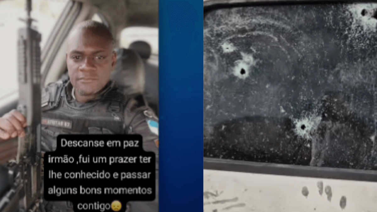 Cabo da PM é morto a tiros dentro de carro na Avenida Brasil, no RJ