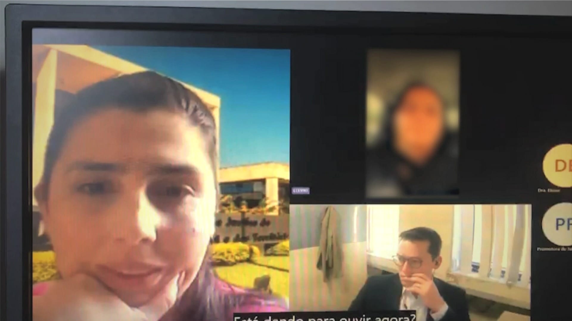 Mulher vítima de violência é feita refém pelo ex durante audiência virtual; agressor foi preso