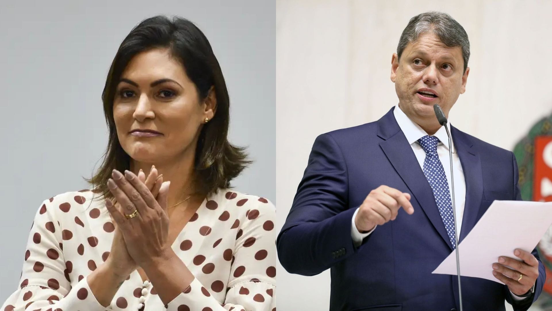 Tarcísio e Michelle são os preferidos para substituir inelegível Bolsonaro na direita em 2026
