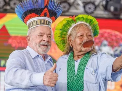 Raoni pede para Lula não explorar Margem Equatorial: 'Consequências muito grandes'