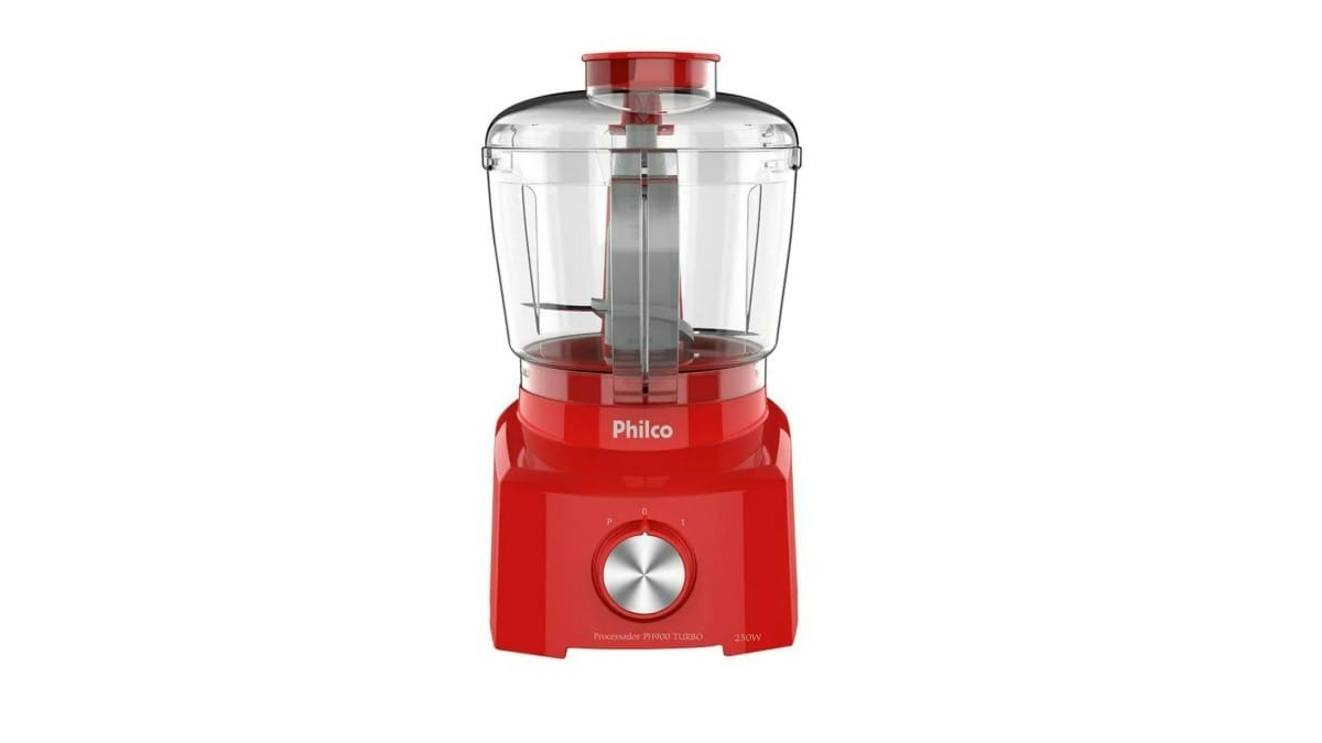 Mini Processador de Alimentos Philco PH900 Turbo 250W. / Reprodução: Philco