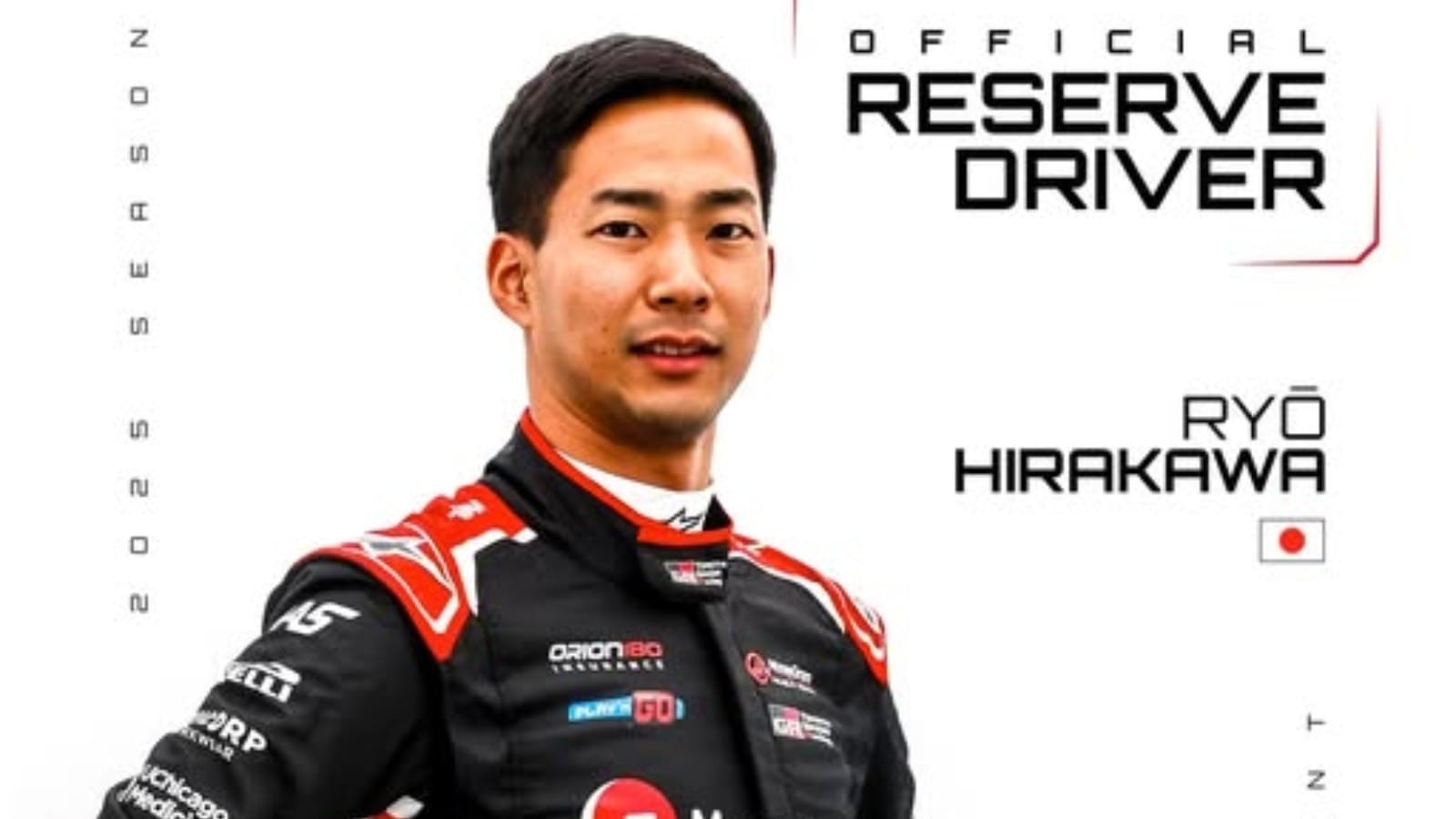 Três dias após estrear pela Alpine, Ryo Hirakawa é anunciado como reserva da Haas em 2025