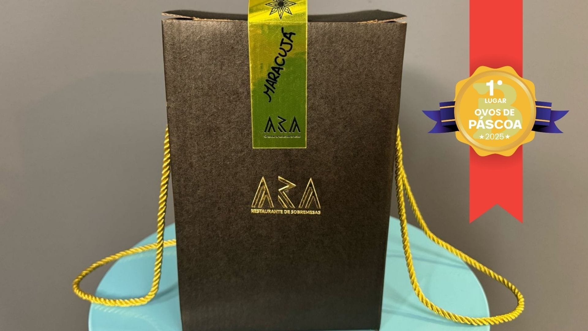 Ovo Ara, de maracujá, ficou no primeiro lugar na categoria ovos de chocolate com frutas