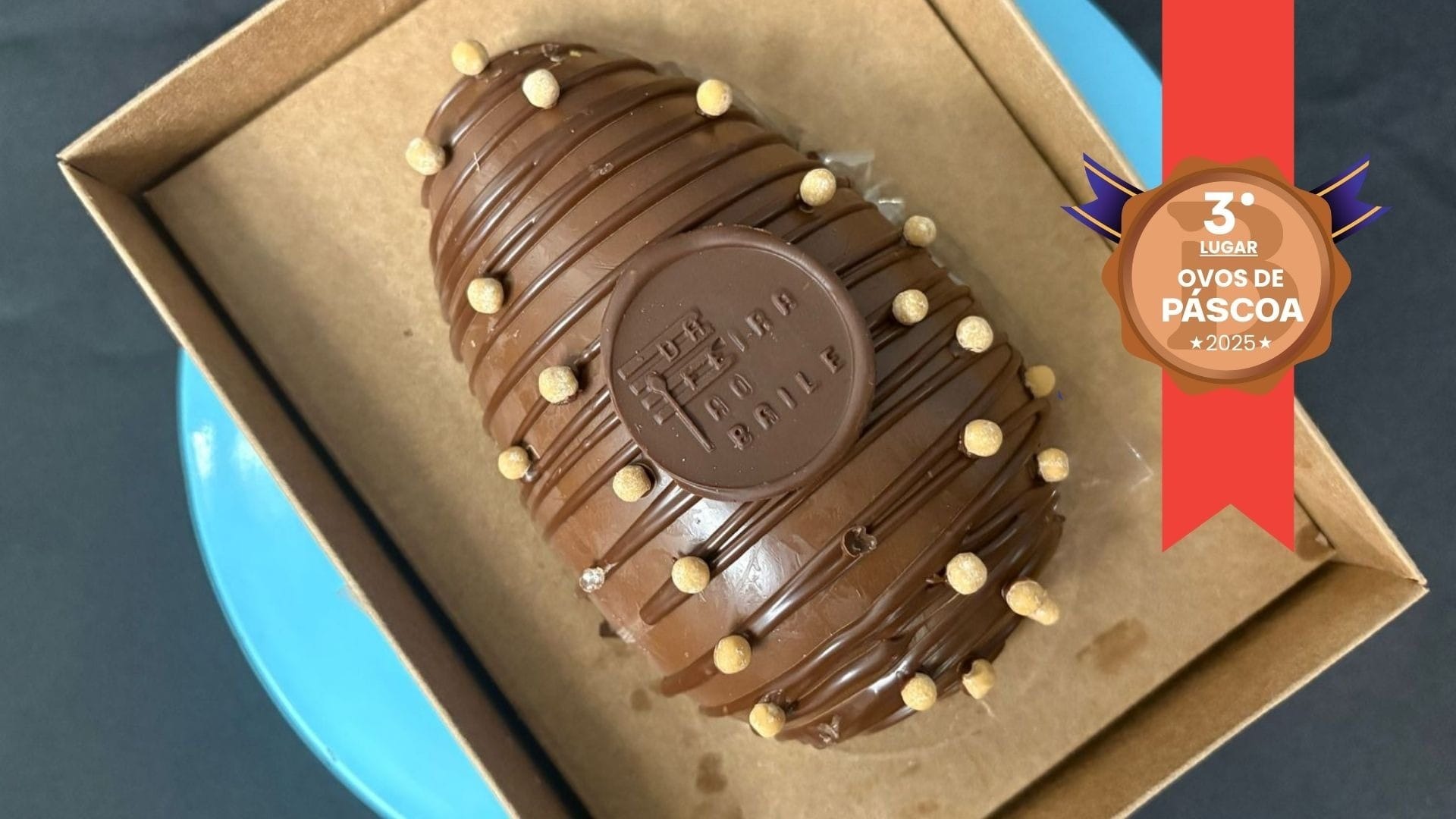 Ovo Brownie Belga do Da Feira ao Baile ficou com o terceiro lugar na categoria ovos de colher