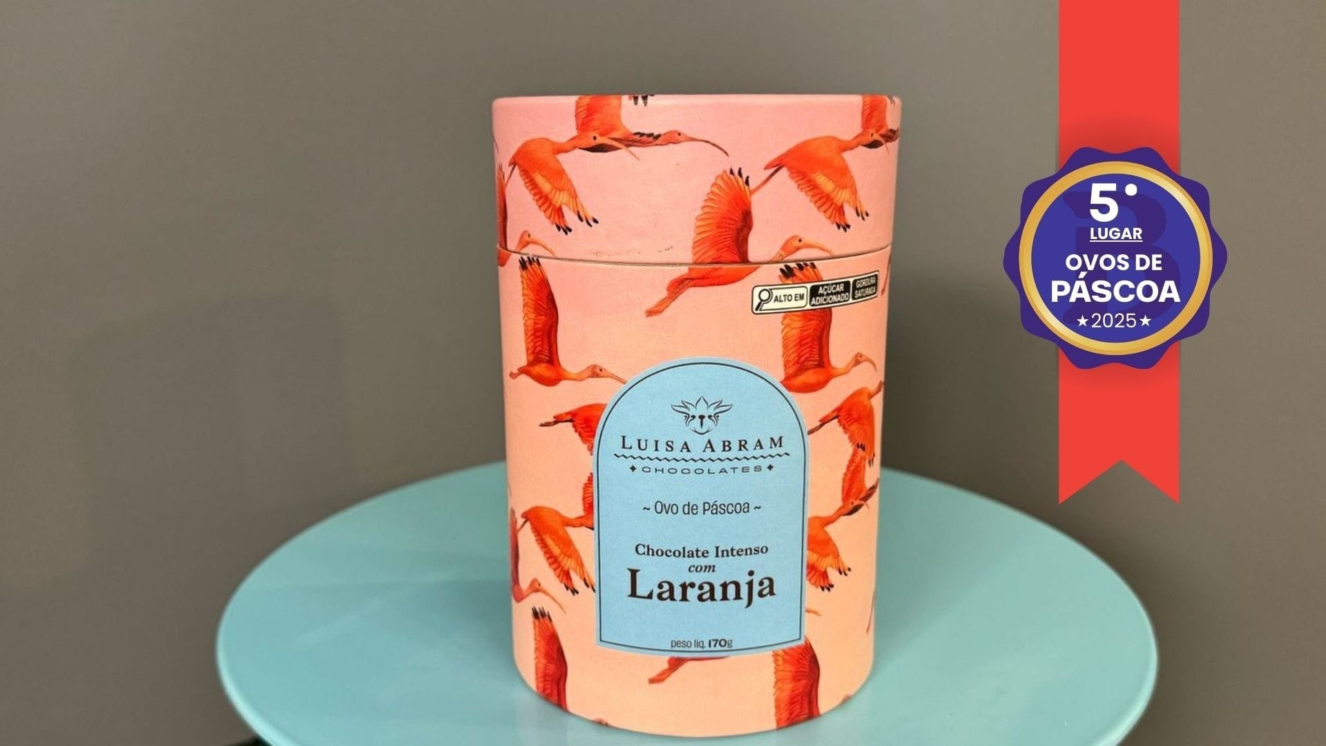 Ovo com Laranja da Luisa Abram ficou em quinto lugar na categoria ovos de chocolate com frutas