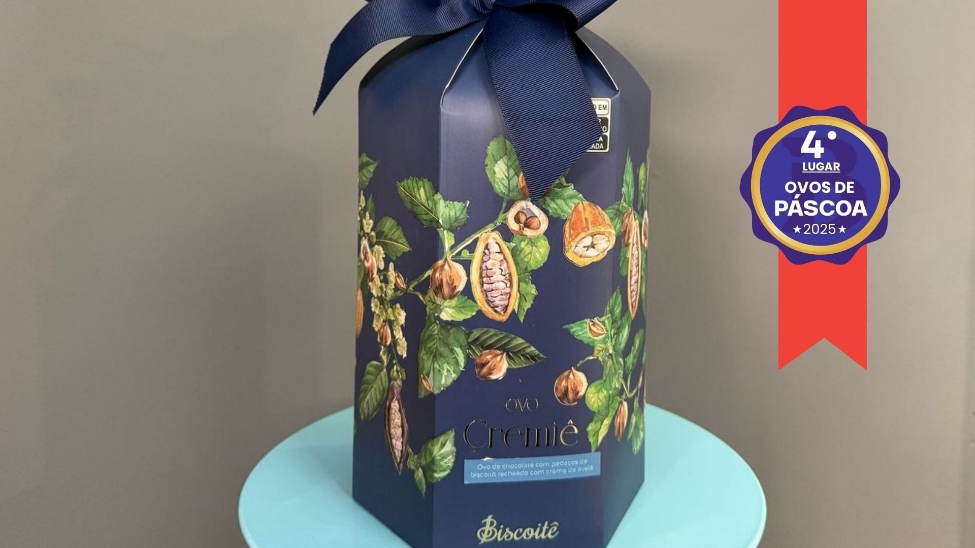 Ovo Cremiê da Biscoitê ficou com o quarto lugar na categoria crocantes