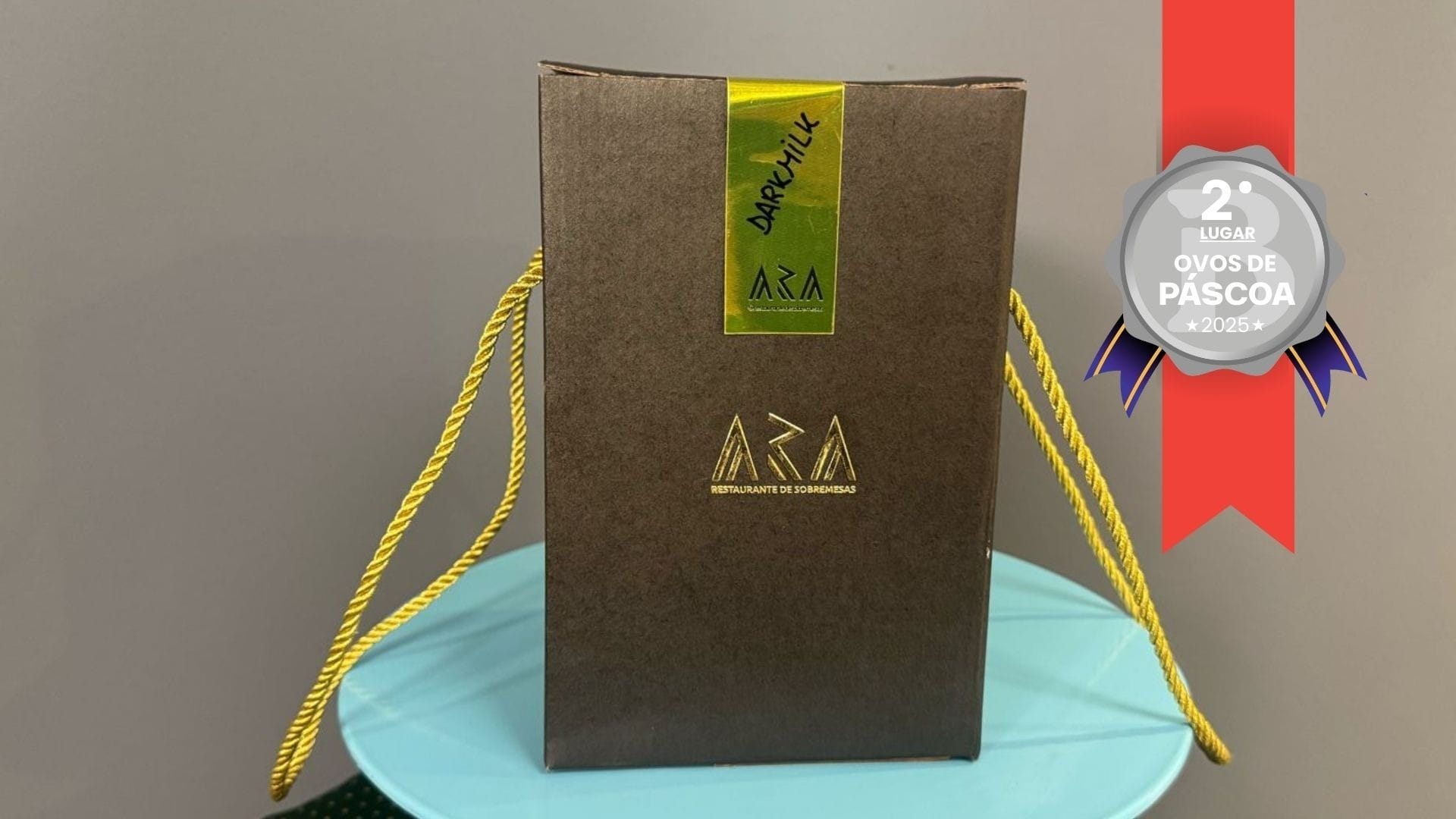 Ovo Darkmilk da Ara ficou em segundo lugar na categoria ovos tradicionais