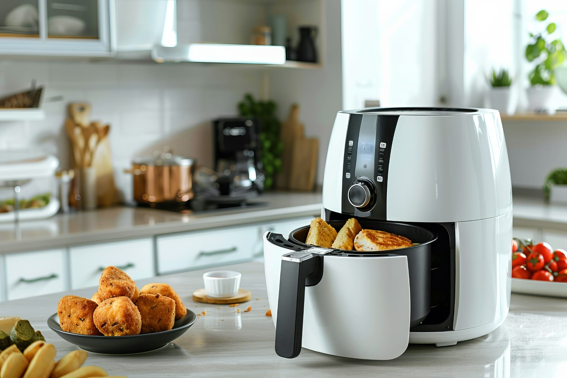 Além de fritar, há modelos de air fryer quem têm a função de assar. / Foto: Freepik