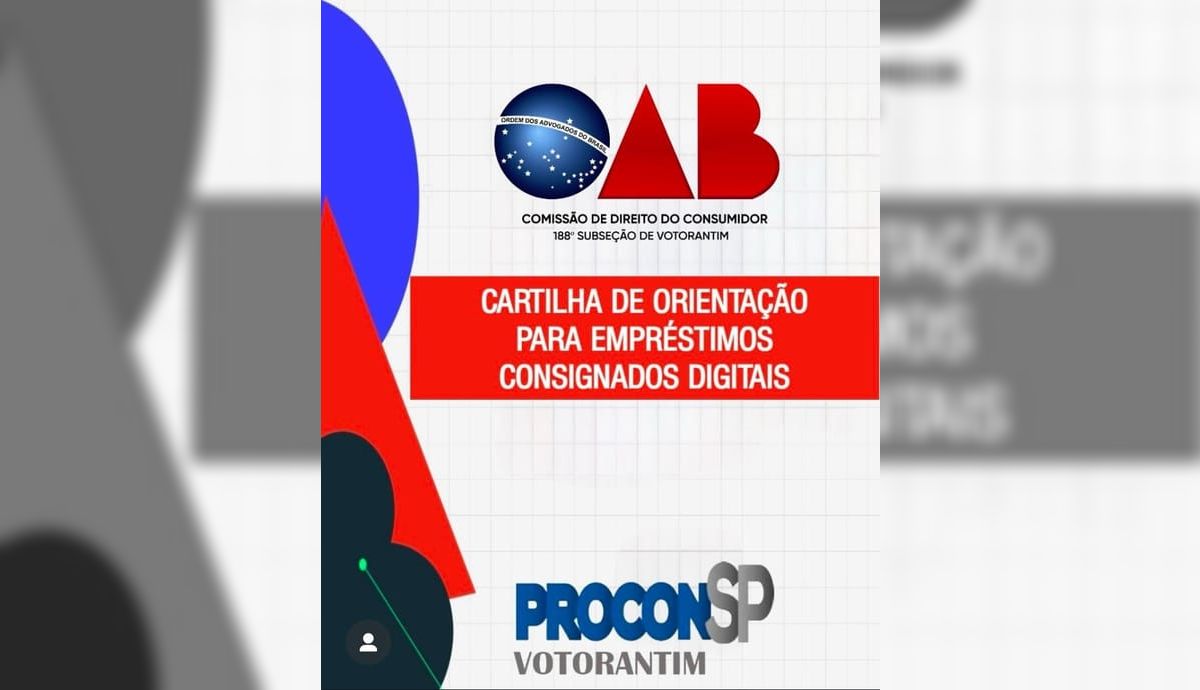 OAB e Procon Votorantim fazem cartilha para alertar sobre empréstimos consignados