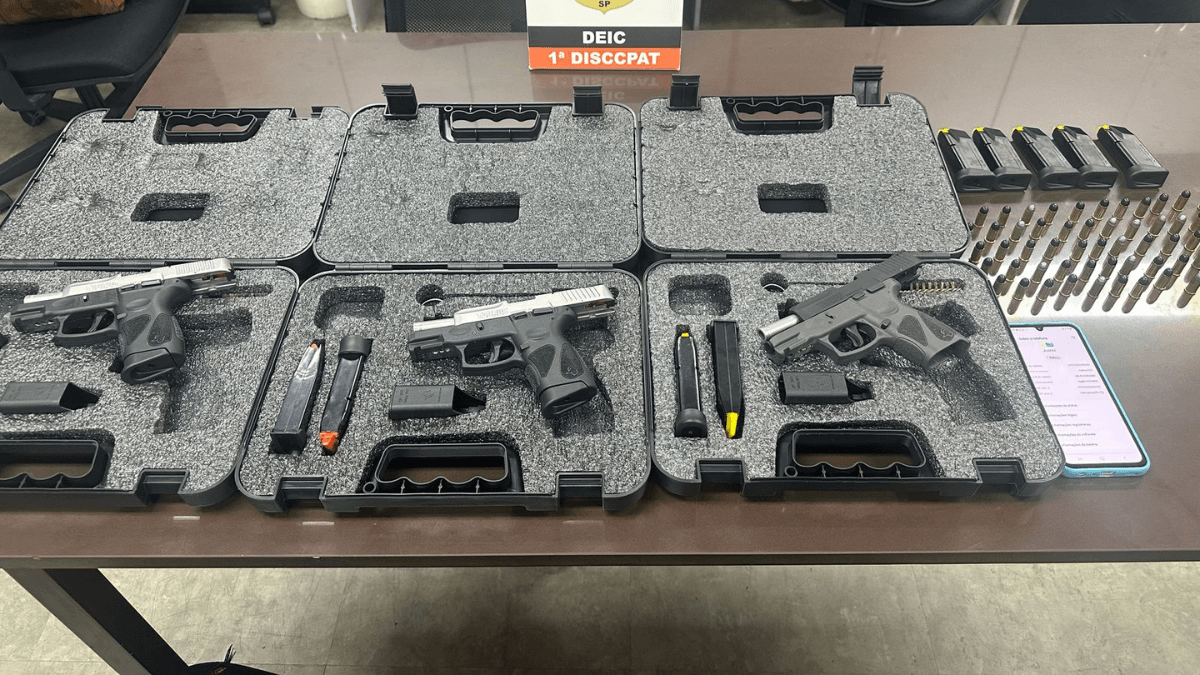 Suspeito de vender armas por aplicativos de mensagens é preso em SP