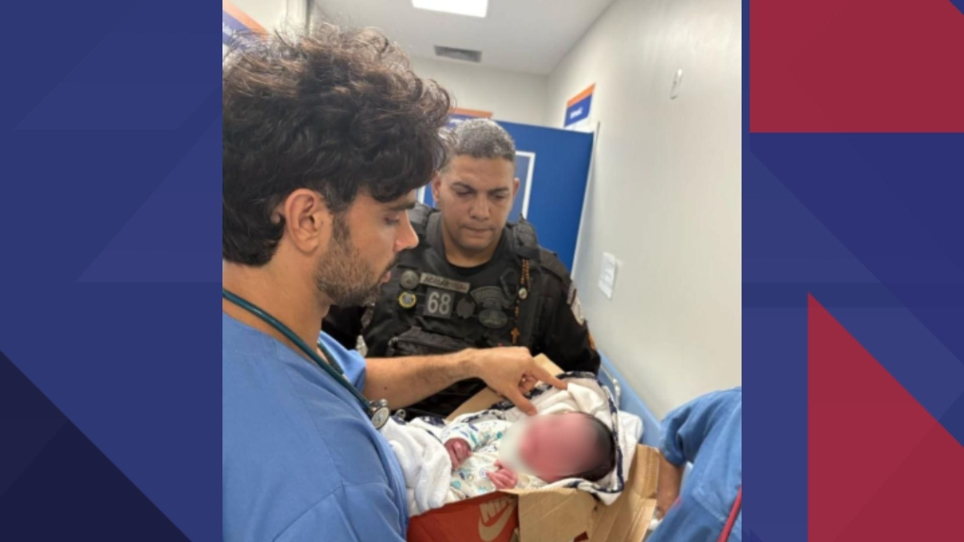 Recém-nascida encontrada em caixa de papelão tem quadro de saúde estável