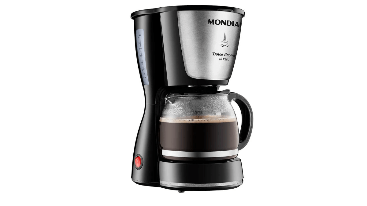 Cafeteira Elétrica Mondial Dolce Arome Inox C-30. / Reprodução: Mondial
