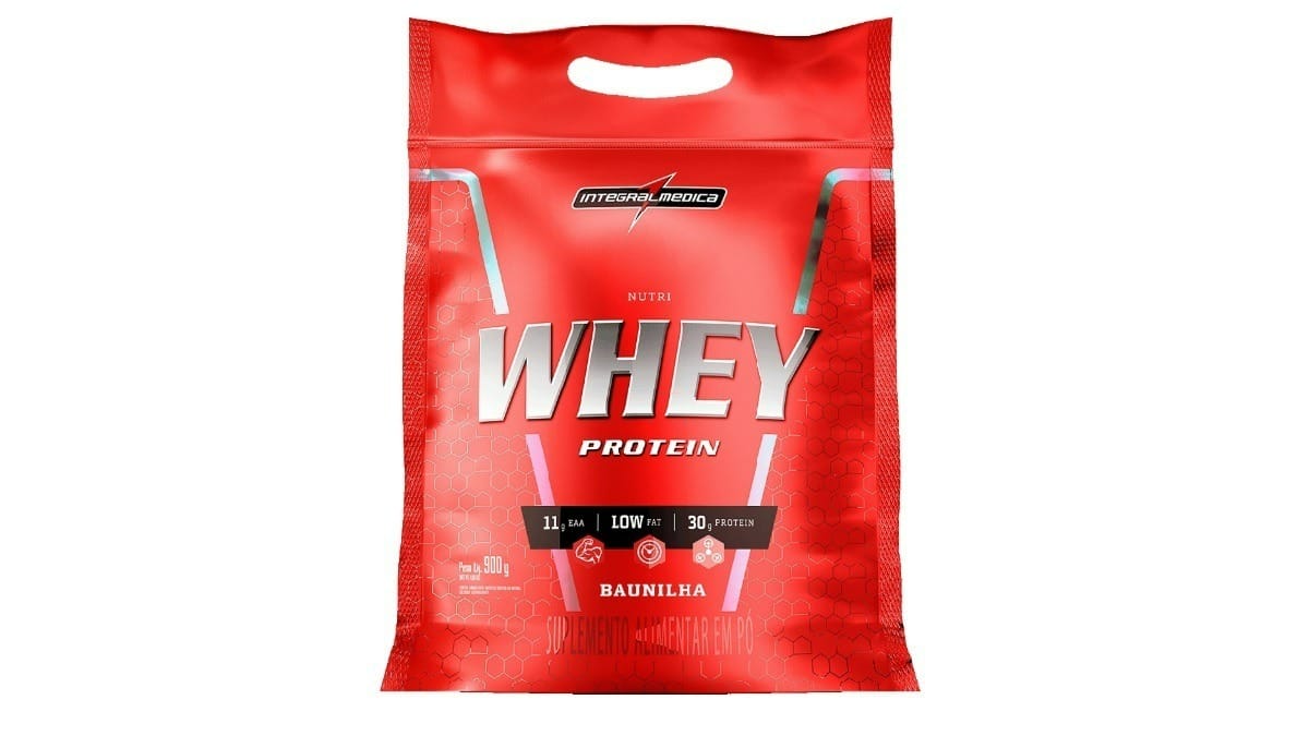 Nutri Whey Protein Pouch 900g. / Reprodução: Integral Medica