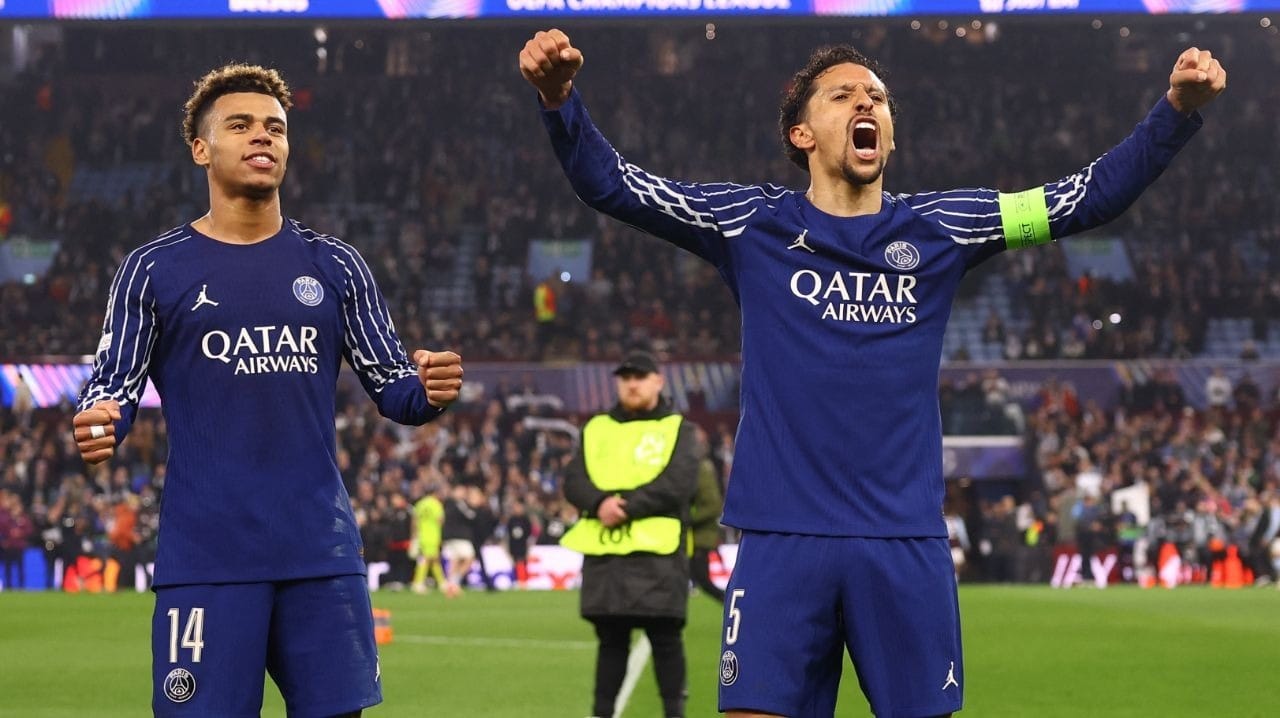 Aston Villa vence, mas Donnarumma brilha e garante o PSG nas semifinais da Liga dos Campeões