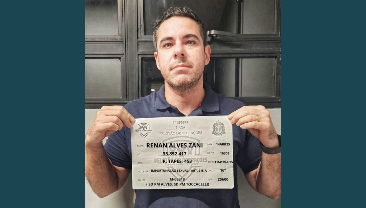 O preso, Renan Alves Zani (Divulgação/Polícia Militar)