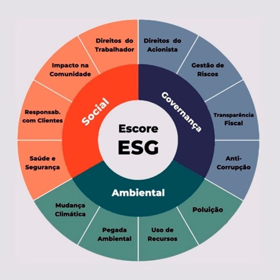 As principais áreas de atuação do ESG na organização
