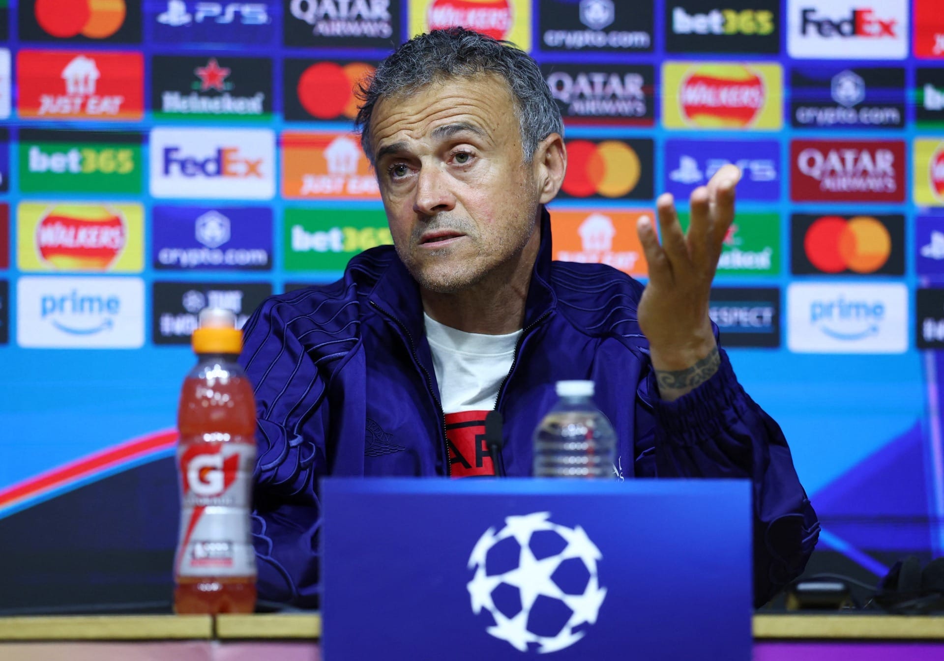 Luis Enrique mira título inédito na Liga dos Campeões: "PSG quer fazer história"