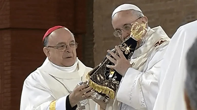 Relembre a visita do Papa Francisco ao Santuário Nacional de Aparecida