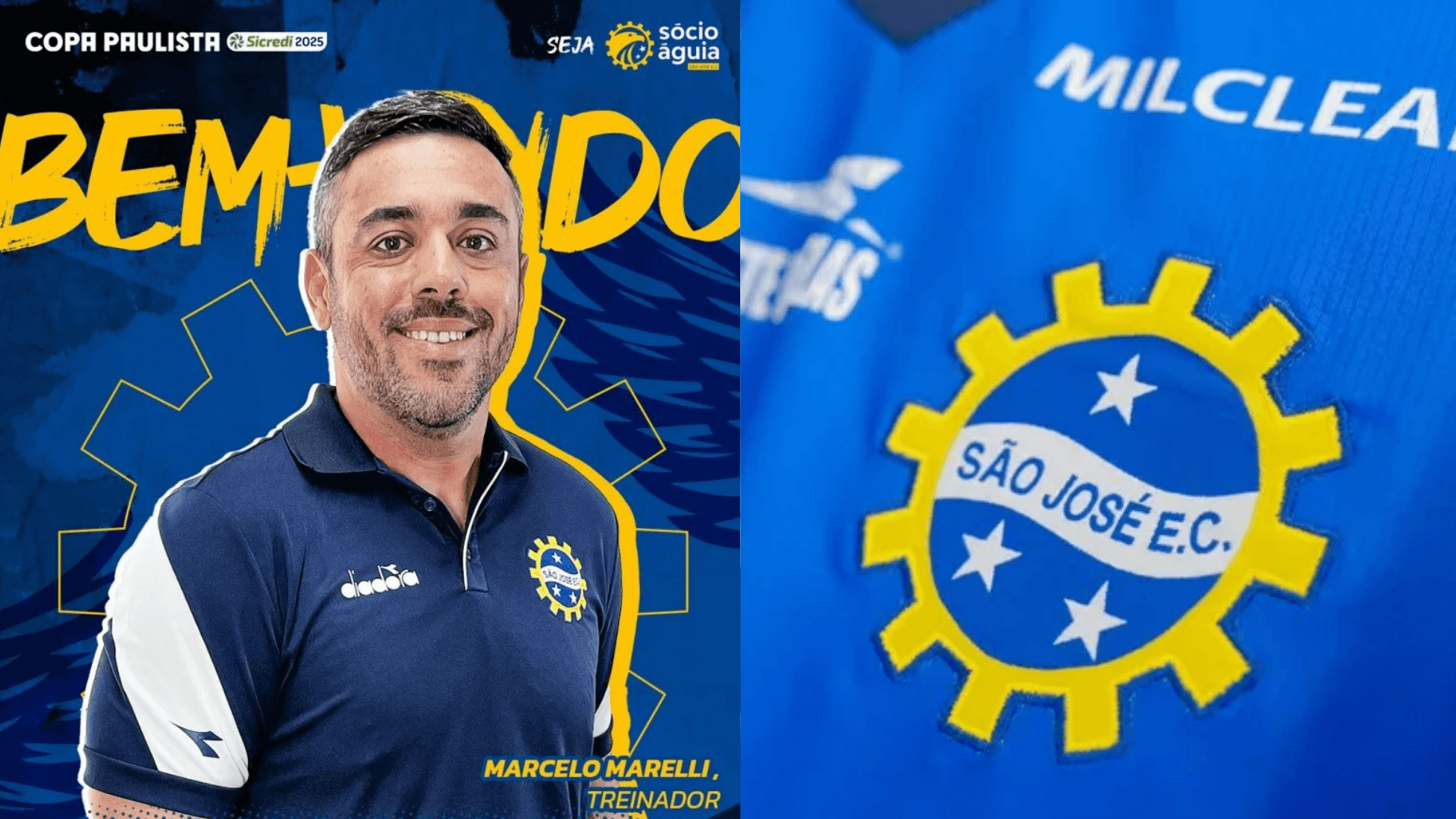São José anuncia Marcelo Marelli como técnico para a disputa da Copa Paulista