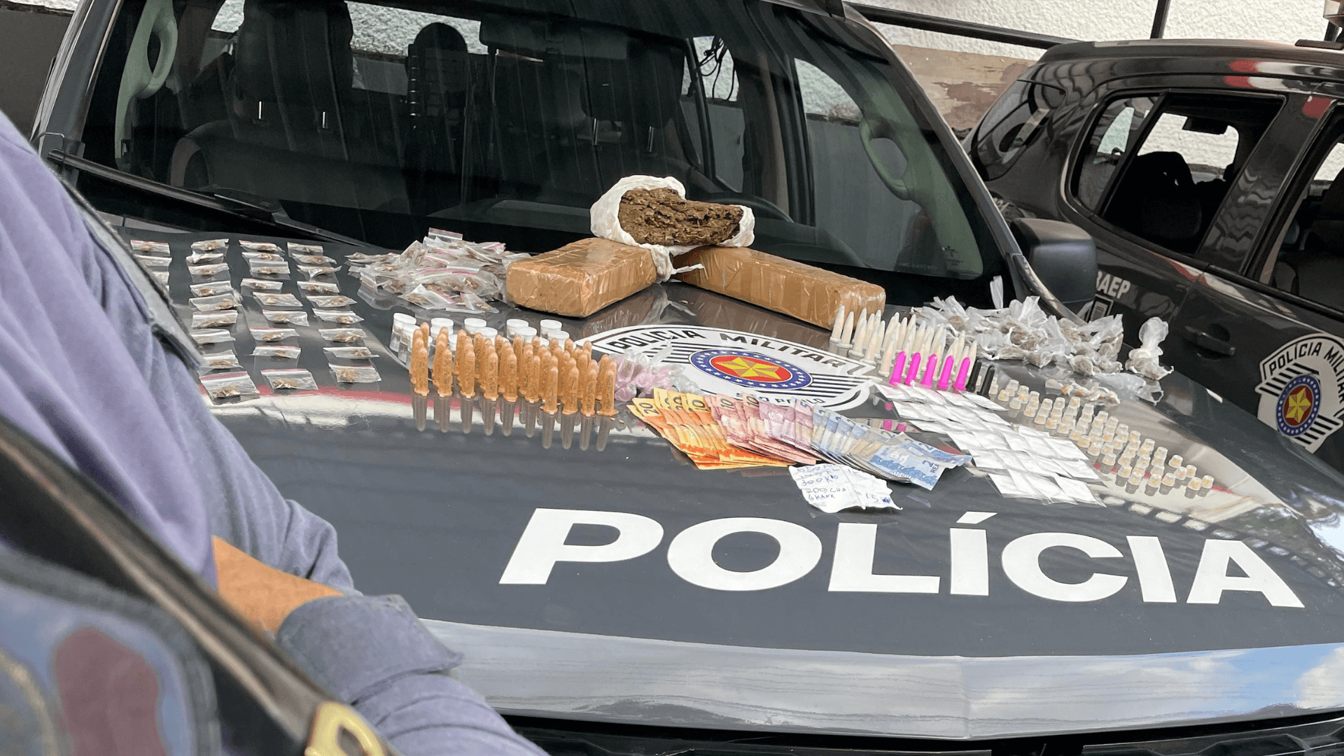 Homem de 29 anos é preso com grande quantidade de drogas em São José dos Campos