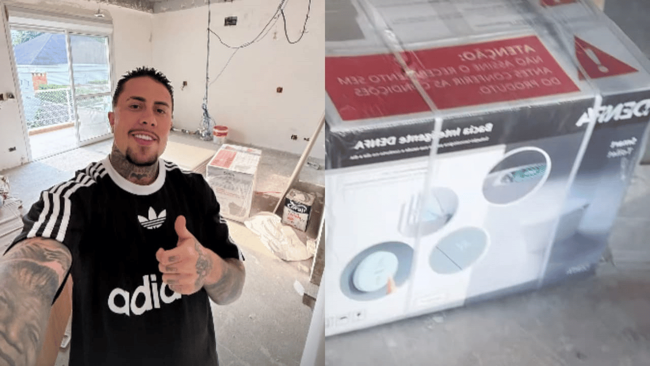Cantor compra privada tecnológica e mostra vídeo para seguidores