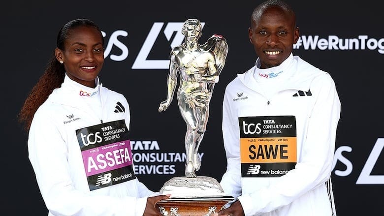 Maratona de Londres tem recorde mundial da corredora Tigst Assefa (foto: Divulgação)