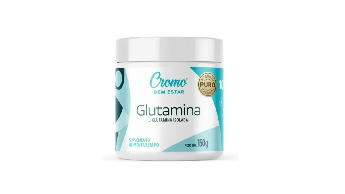 Glutamina 150g. / Reprodução: Cromo Bem Estar