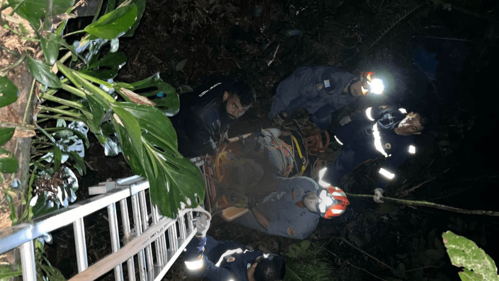 Motociclista perde controle na Rio-Santos e cai em ribanceira de cinco metros em Ubatuba