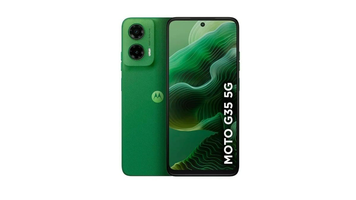 Motorola Moto G35 5G Verde. / Reprodução: Motorola