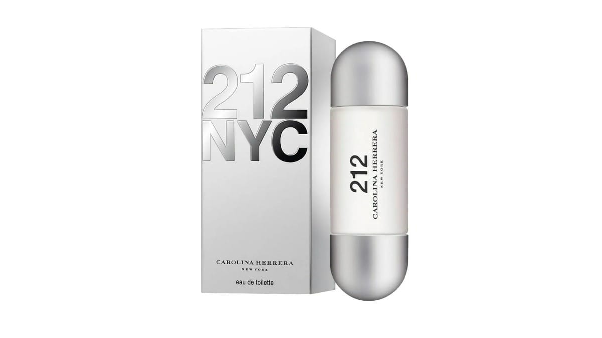 212 de Carolina Herrera Eau De Toilette. / Reprodução: Carolina Herrera