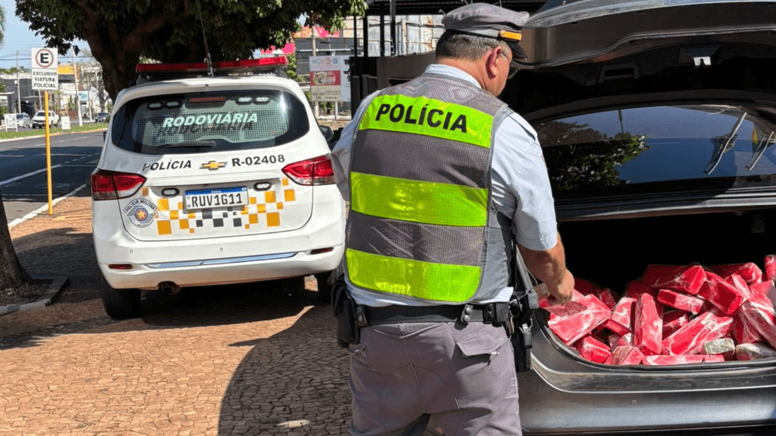 Casal de argentinos é preso com 132 tabletes de maconha em Penápolis