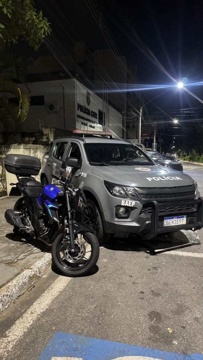 PM apreende dupla de menores após roubo de moto em Taubaté
