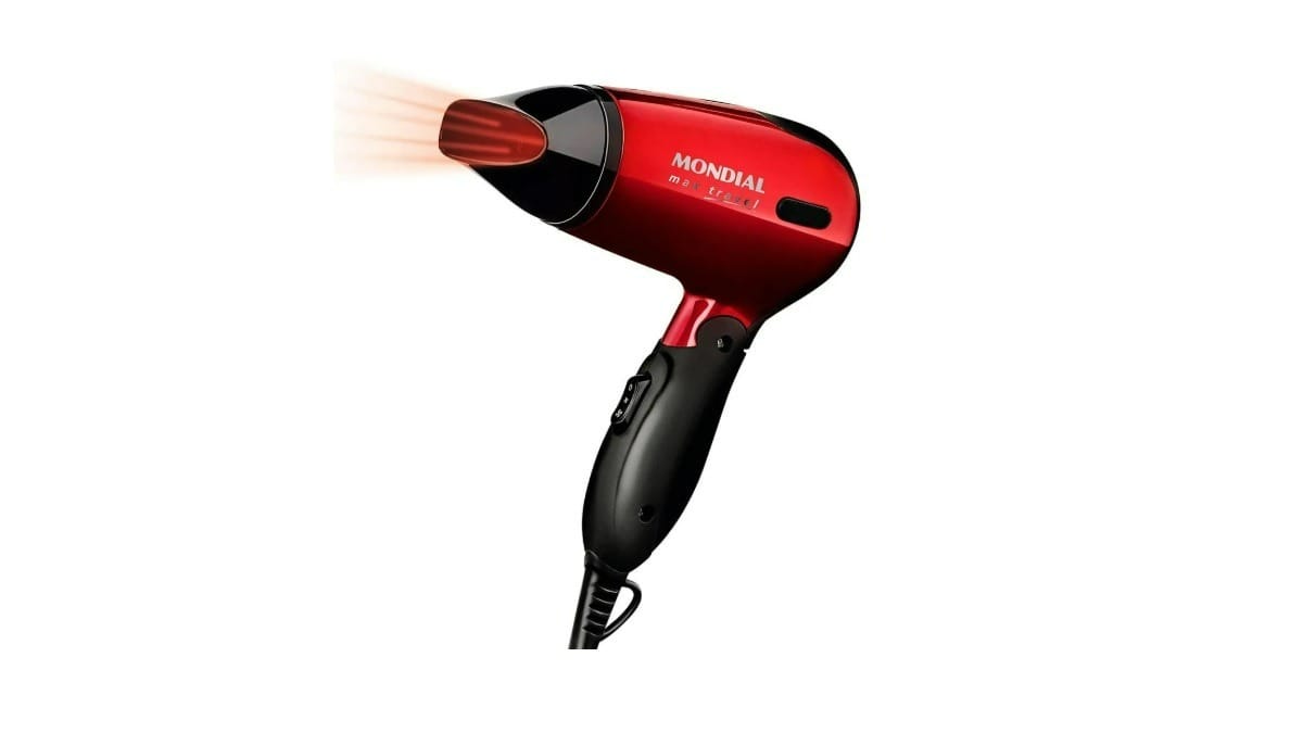 Secador de Cabelos Mondial Max Travel SC-10 1200W. / Reprodução: Mondial