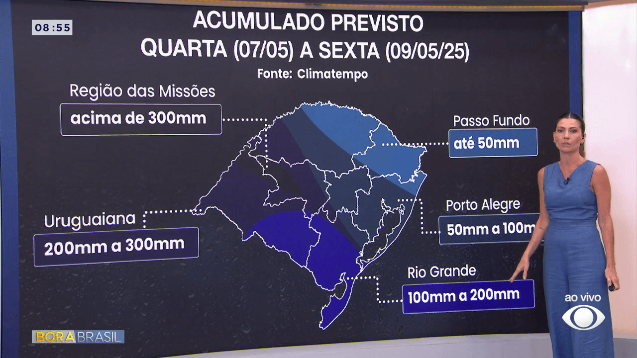 Rio Grande do Sul tem risco de temporais nos próximos dias