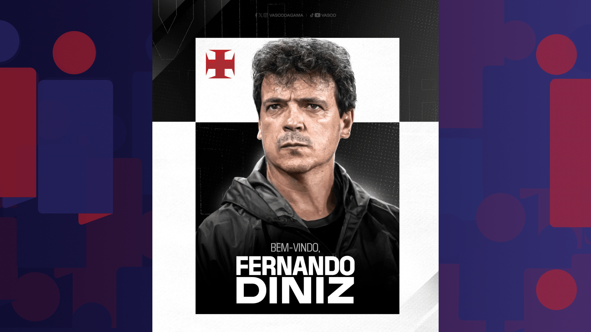 Vasco oficializa Fernando Diniz como novo técnico