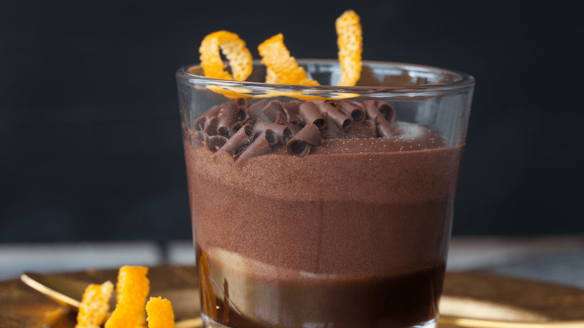 Mousse De Chocolate Com Calda De Laranja Azedinho E Saboroso Mousse De Chocolate Com Calda De Laranja Azedinho E Saboroso