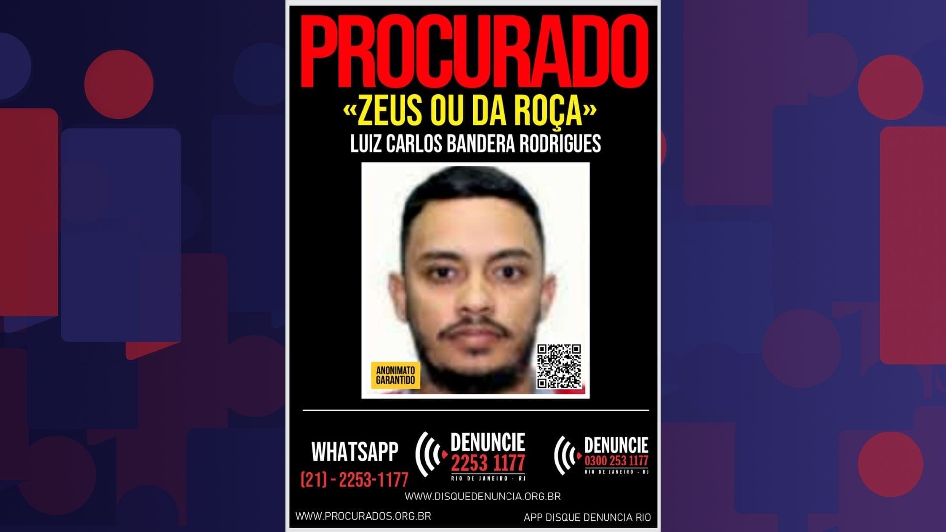 Traficante líder do tráfico na Muzema e elo entre RJ e Rondônia é procurado