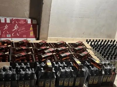 Polícia Militar apreende 277 garrafas de uísque falso em Cosmópolis e suspeito foge