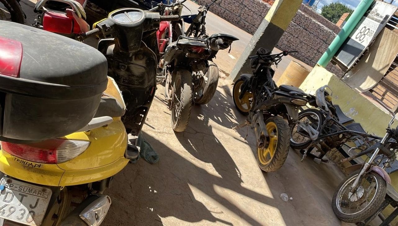 Desmanche de motos é localizado e peças e veículos são apreendidos em Campinas