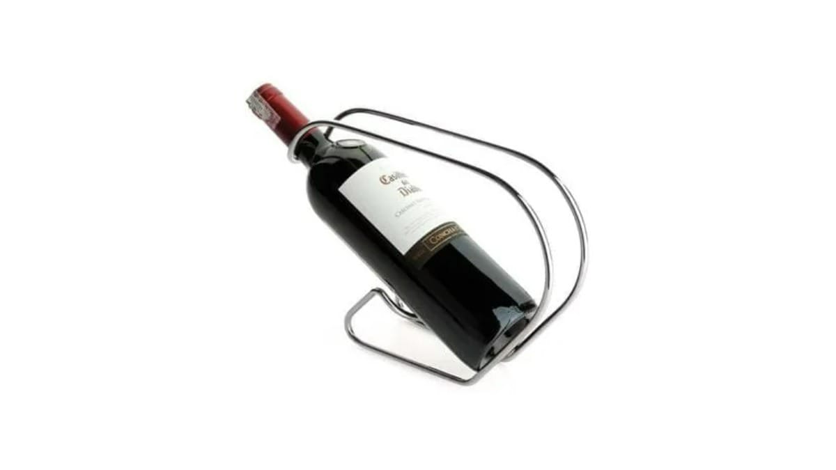 Suporte para Vinho Forma Vinoserv. /Reprodição: Vinoserv