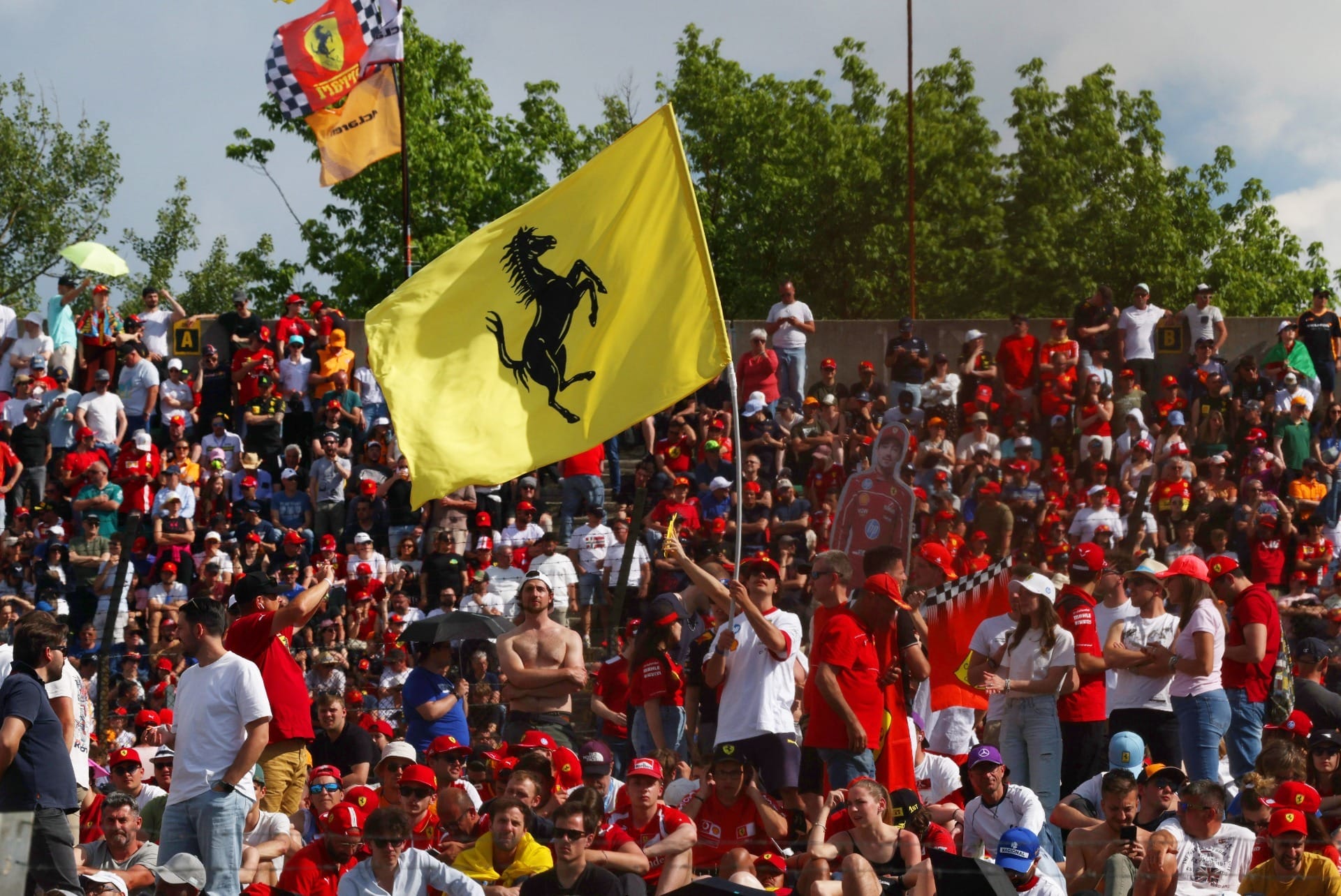 Ferrari fora do Q3 em Imola: Leclerc atira volante, Hamilton se desculpa e torcida vai embora