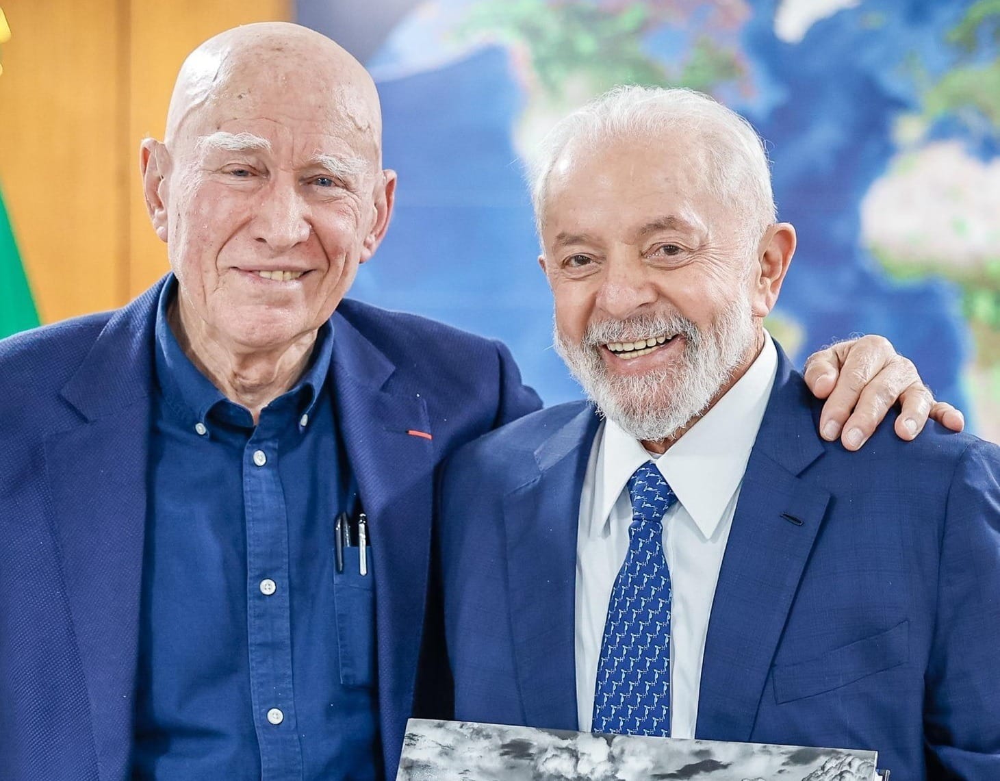 "Sebastião Salgado é um humanista, uma inspiração", diz fotógrafo de Lula