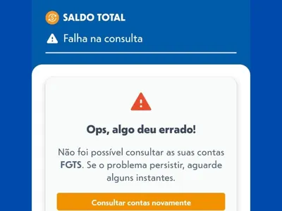 Saldo do FGTS 'some' de aplicativo e usuários relatam erro nas redes sociais
