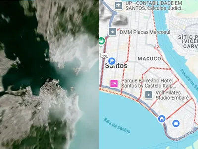 Santos na Baía de Guanabara? Erro em lançamento de uniforme azul vira assunto na torcida