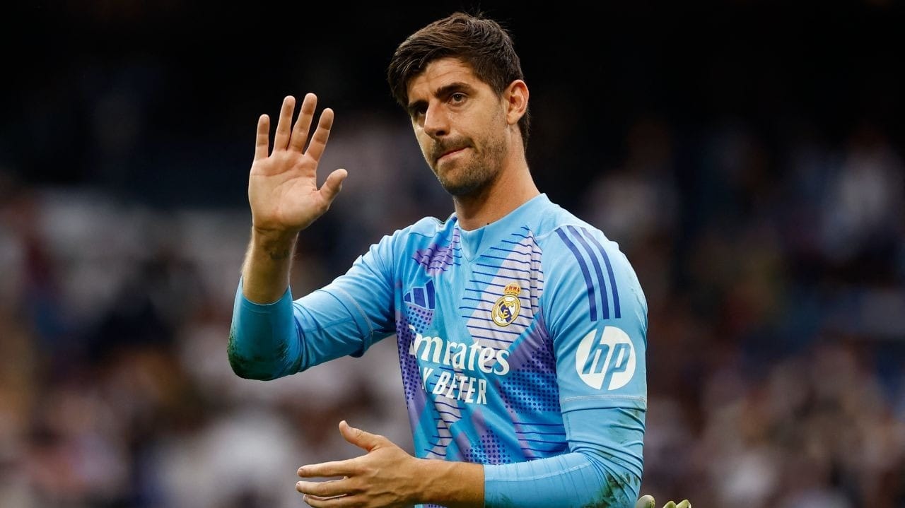 Real Madrid perde Courtois de última hora para a Champions League